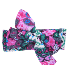2019 Winter hot sale printed leopold elastic hair bands for girls hair accessories