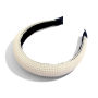 Wholesale Korea Hair Accessories wedding  custom HeadBand Women Fabric Tie Plastic Pearl knot Headband