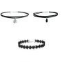 2020 Amazon Hot Sale 3pcs Women Ladies Jewelry Sexy Gothic Lace Choker Necklace Sets for Girls