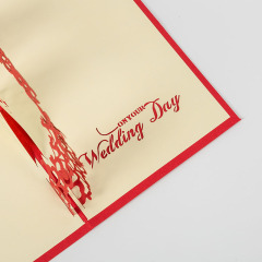 logo size color custom christmas birthday holidays laser cut handmade wedding pop up 3d cards
