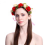 wedding bridal festival beach party holiday travel hair halo floral indian flower garland wedding bridal festival beach party holiday travel hair halo floral indian flower garland
