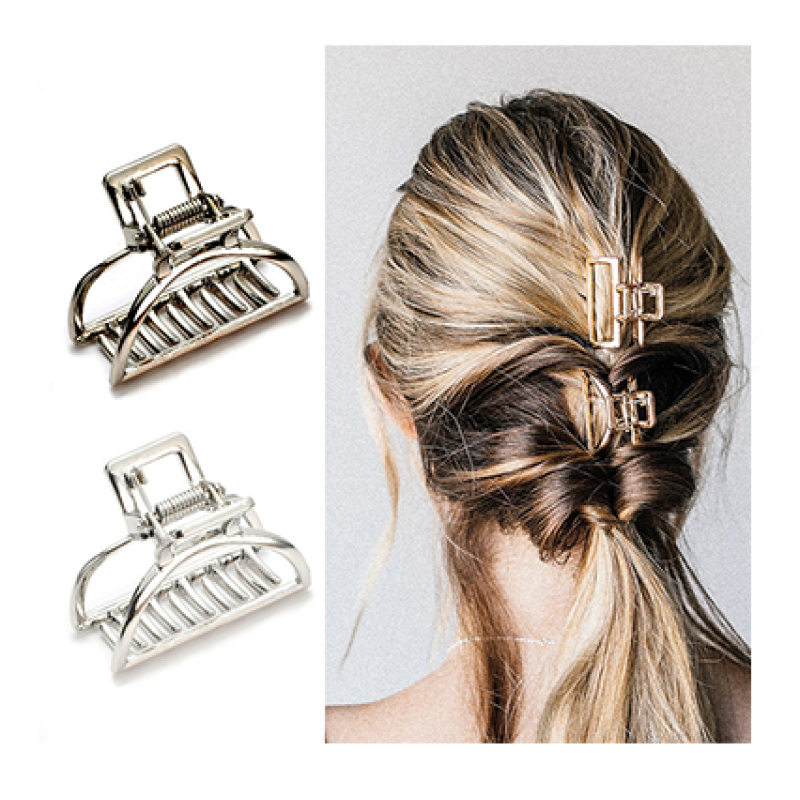 Non Slip baroque Girls glitter Winding Bling metal  Pins Clamps Hair Claws