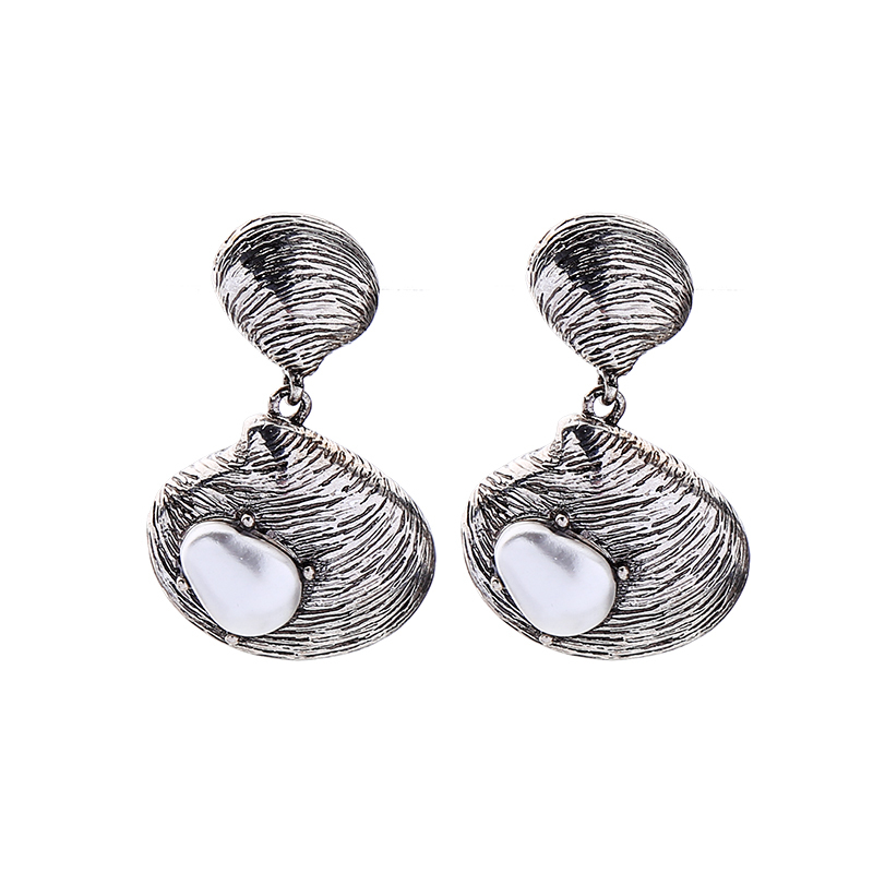 2019 Beach Exaggeration Jewellery customized latest designs shell earrings