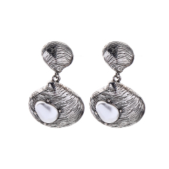 2019 Beach Exaggeration Jewellery customized latest designs shell earrings