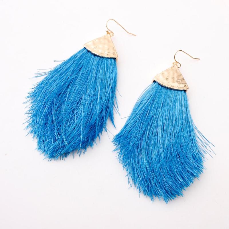 2020 INS Amazon Hot sale bohemia statement bridal tassel Earrings for women