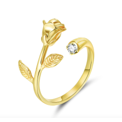 Fashion jewelry accessories women rose gold ring holder