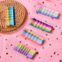 Wholesale rainbow accessories baby girl paint wavy hair pins bobby pin for women