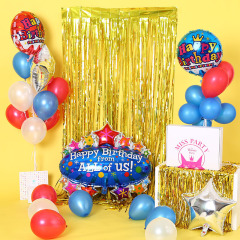 Wholesale foil cartoon latex balloon for parti gender reveal party favors