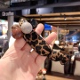 Simple korean elastic head ropes leopard print hair tie bracelet diy for female Simple korean elastic head ropes leopard print hair tie bracelet diy for female