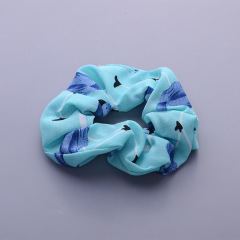New vintage Hair Accessories flamingo print Hair Scrunchies Hair Tie Woman