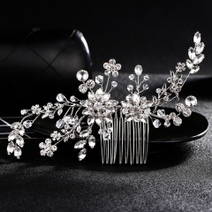 Fashion flower Wedding hair accessories pearl crystal women bridal hair combs Fashion flower Wedding hair accessories pearl crystal women bridal hair combs