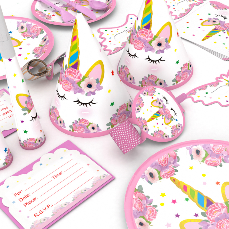 Wholesale China Merchandise Birthday Decorations All In One Guests Tableware Rainbow Unicorn Party Supplies Pack Wholesale China Merchandise Birthday Decorations All In One Guests Tableware Rainbow Unicorn Party Supplies Pack