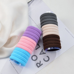 Candy colored wholesale hair accessories custom elastic hair tie boxed children's headwear hair tie for kid