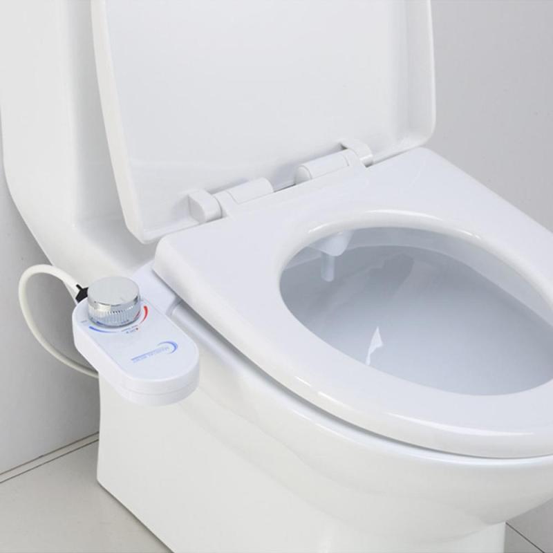Non-electric bathroom water pressure control abs mechanical bidet attachment for toilet seat