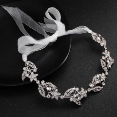Handmade Tiaras Wedding Hair Accessories crystal flower bridal Headbands