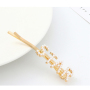 Korean Fashional hair accessories letter pearl hair clips hairpin Korean Fashional hair accessories letter pearl hair clips hairpin