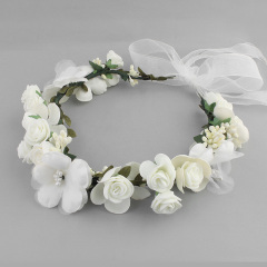 Delicate Jewelry Headband Wedding Hair Accessories Handmade tiaras for Floral Bridal Headpiece Women Headbands