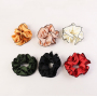 wholesale ins French vintage satin simple girls elastic scrunchies hair ties wholesale ins French vintage satin simple girls elastic scrunchies hair ties