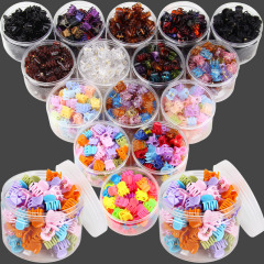 72pcs 1.5cm wholesale classic vintage claw clip acetate hair claw for women