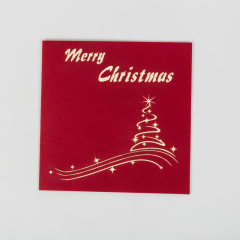 logo size color custom wedding birthday holidays christmas laser cut handmade pop up 3d christmas cards