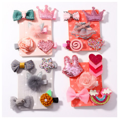 5 pcs/Set Kids Korea Baby Girl Hair Accessories Set Cute Kids Hair Clips 5 pcs/Set Kids Korea Baby Girl Hair Accessories Set Cute Kids Hair Clips
