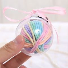 High quality multiple colors baby girls elastic hair ties headbands set High quality multiple colors baby girls elastic hair ties headbands set