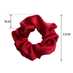 2020 Amazon Hot Style girls women summer elastics soft satin hair scrunchies