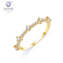 Customized wedding lady ring 18k colorless moissanite ring 14k gold Customized wedding lady ring 18k colorless moissanite ring 14k gold