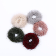 custom Women lady girl Fashion crunchies janpan korean loose plush hair tie