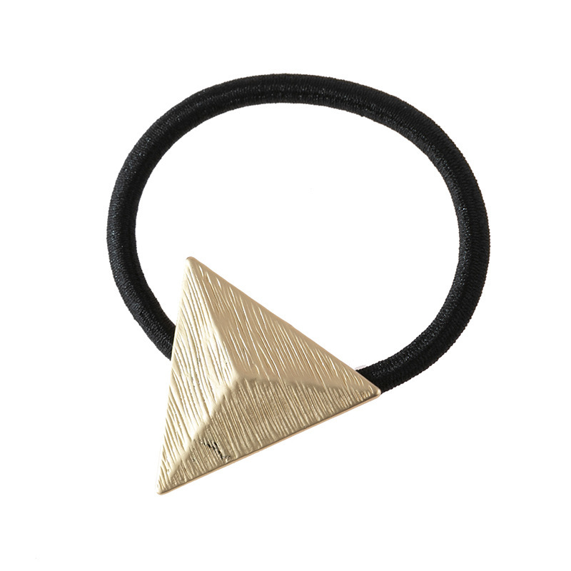 amazon hot sale High elastic Stretch Ponytail holder rope metal hair band tie metal For Women Girls
