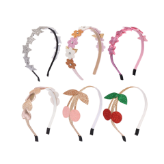 2020 new arrival fancy cute children glitter stars hairbands for girls kids