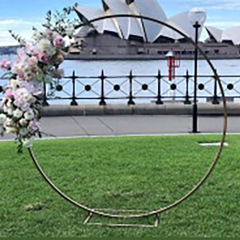 wholesale Websites Round Decorations Wedding Outdoor Metal Garden Arch
