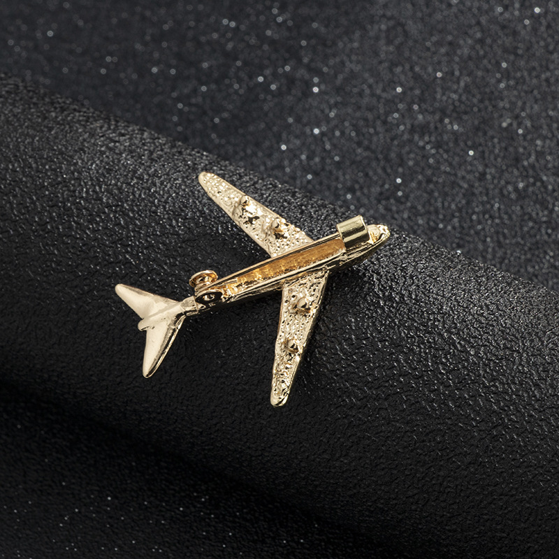 new INS amazon korean fashion wholesale bulk rhinestone plan shirt suit brooches in bulk