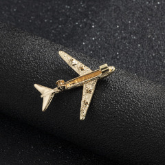 new INS amazon korean fashion wholesale bulk rhinestone plan shirt suit brooches in bulk
