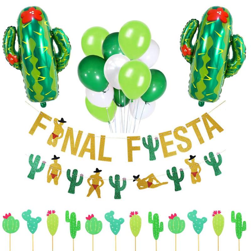 Party Balloon Cactus Cake Toppers Banner Summer Party Suppliers Decorations Party Balloon Cactus Cake Toppers Banner Summer Party Suppliers Decorations