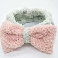 High quality custom comfortable coral fleece headbands for girls