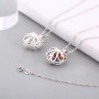 Korean fashion valentine's day christmas gift jewelry silver women 925 heart of love necklace Korean fashion valentine's day christmas gift jewelry silver women 925 heart of love necklace