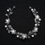 New design Tiaras Wedding pearl Hair Accessories silver crystal bridal Hairbands