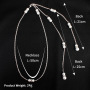 amazon ins custom handmade Crystal rhinestone Bridal wedding jewelry accessories back chain necklace with pearl amazon ins custom handmade Crystal rhinestone Bridal wedding jewelry accessories back chain necklace with pearl