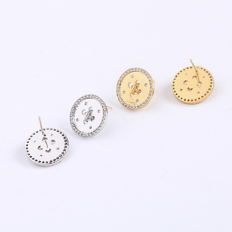 2019 Fashion gold silver For Women Vintage Jewelry Geometric Pattern Round Earings 2019 Fashion gold silver For Women Vintage Jewelry Geometric Pattern Round Earings