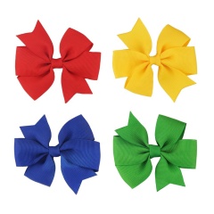 Wholesale colorful girls hair accessories butterfly bow hair clip