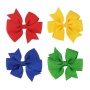 Wholesale colorful girls hair accessories butterfly bow hair clip