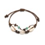 Jewelry travel beach ankle bracelet sea shell rope anklet sets for women