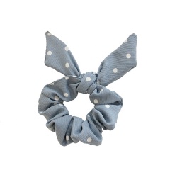 Fashion scrunchies rabbit ear sweet hairdressing elastic solid color girls elastic hair tie with dot
