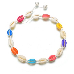 Bali Hawaii lovely women beach holiday cowrie colorful shell pendant necklace Bali Hawaii lovely women beach holiday cowrie colorful shell pendant necklace