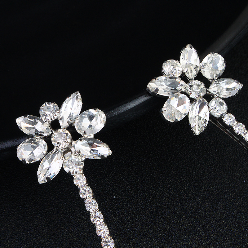Luxury  Hair Accessories piece Styling Fashion silver Bridal Wedding Hairpins
