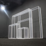 many designs metal PVC film white background square party event birthday wedding stage decoration