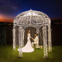 metal large bling bling party event backdrop round arch event decoration centerpieces