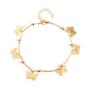 2020 New style beach foot jewelry hollow butterfly pendant anklets for women