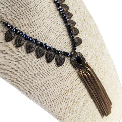 customized Amazon ins korean africa fashion vintage bohemia boho handwork jewelry necklace for women lady girls jewelry